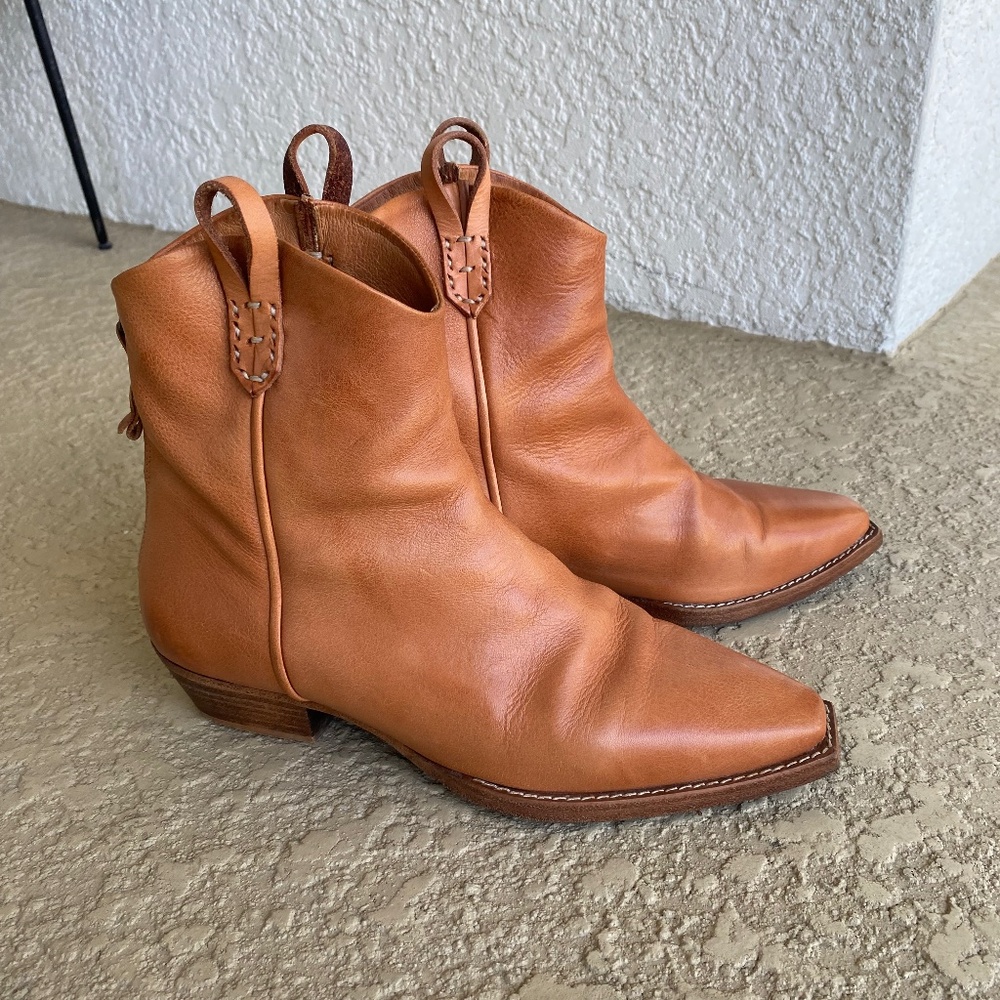 Wesley We the Free Leather Ankle Bootie
